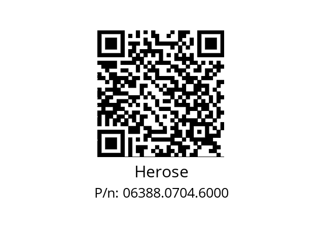   Herose 06388.0704.6000