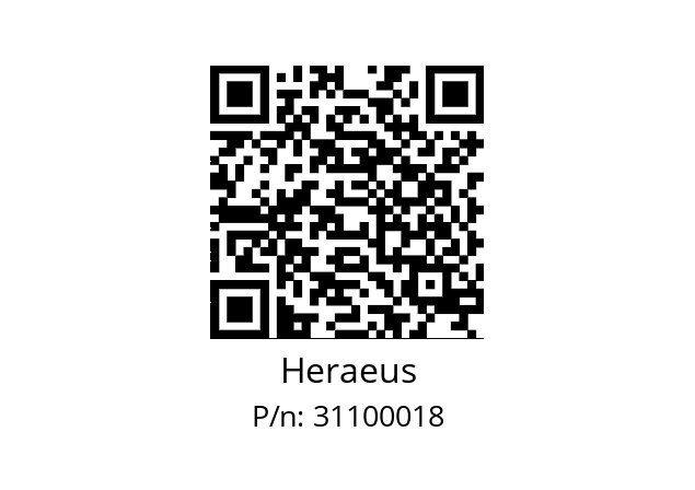   Heraeus 31100018