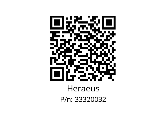   Heraeus 33320032