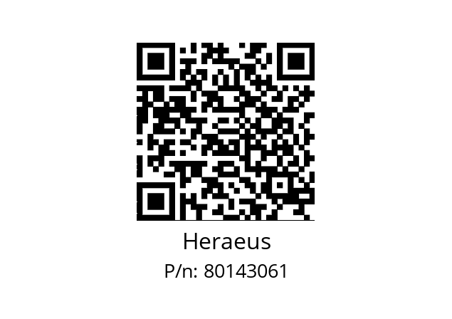   Heraeus 80143061