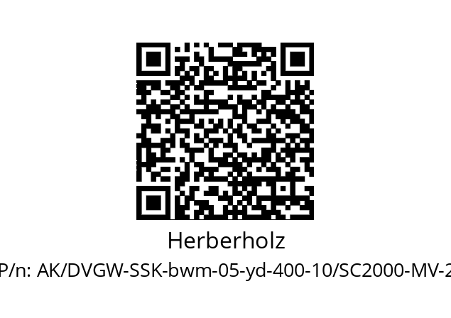   Herberholz AK/DVGW-SSK-bwm-05-yd-400-10/SC2000-MV-2