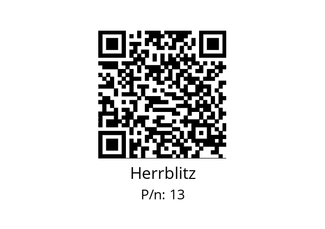   Herrblitz 13