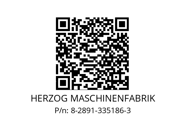   HERZOG MASCHINENFABRIK 8-2891-335186-3