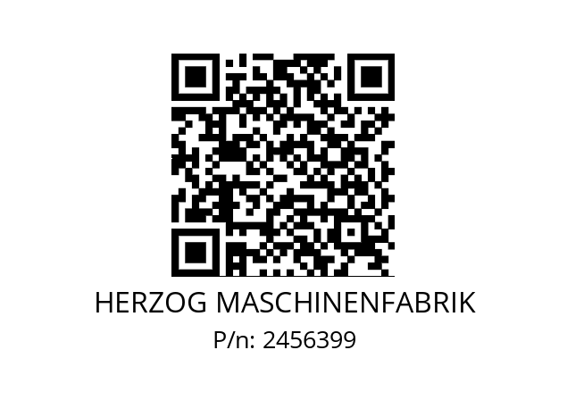   HERZOG MASCHINENFABRIK 2456399