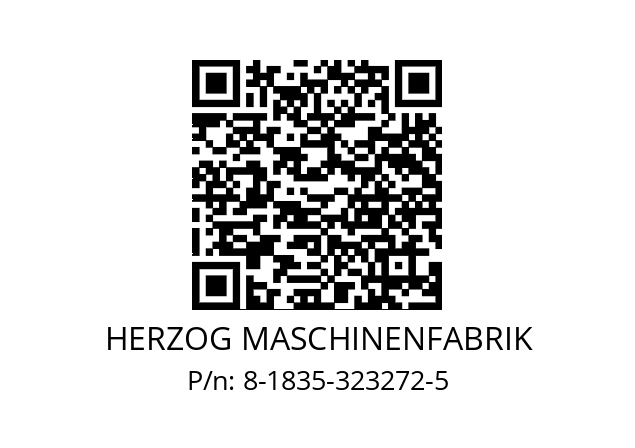   HERZOG MASCHINENFABRIK 8-1835-323272-5