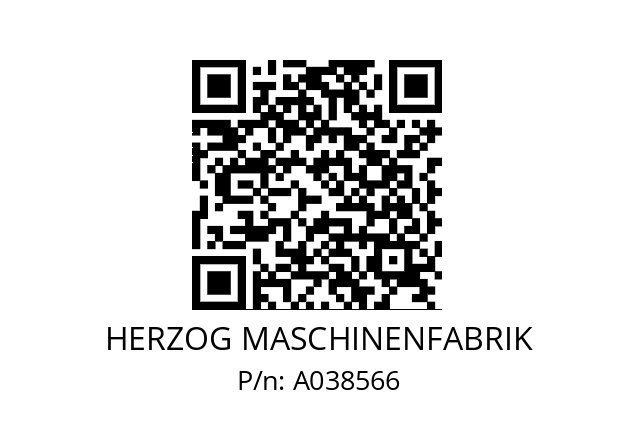   HERZOG MASCHINENFABRIK A038566