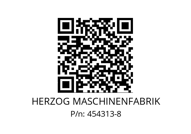   HERZOG MASCHINENFABRIK 454313-8