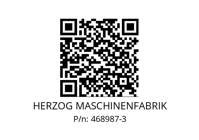   HERZOG MASCHINENFABRIK 468987-3