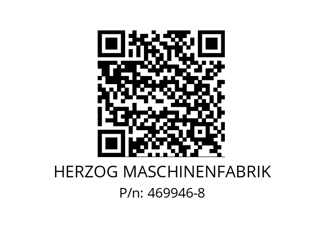   HERZOG MASCHINENFABRIK 469946-8