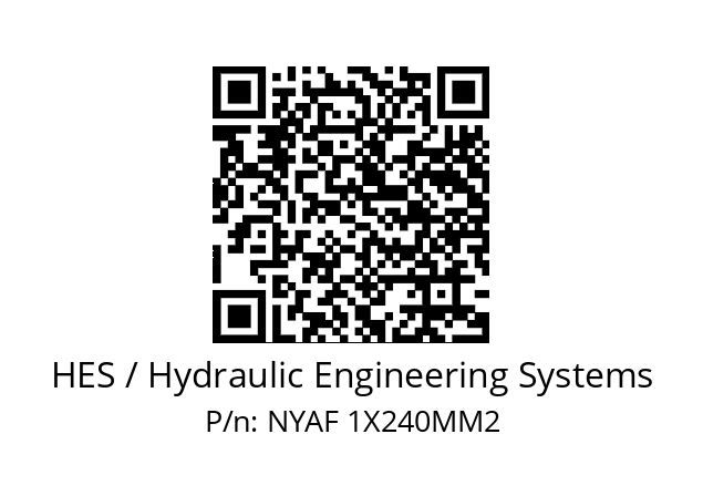   HES / Hydraulic Engineering Systems NYAF 1X240MM2