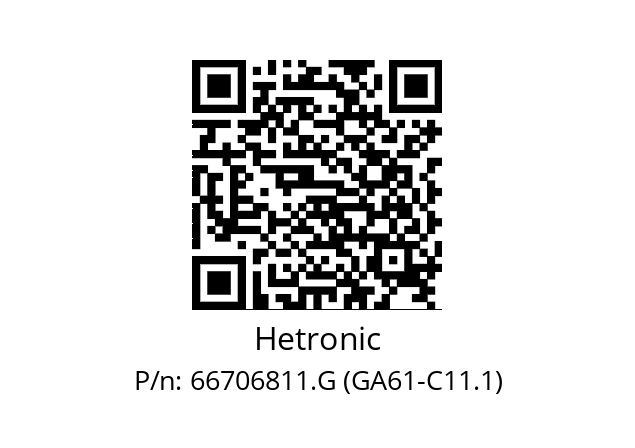   Hetronic 66706811.G (GA61-C11.1)