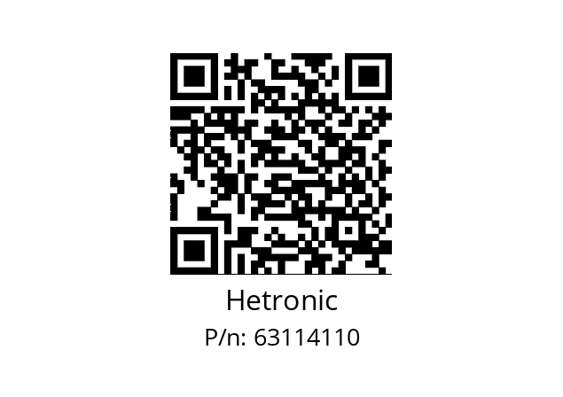   Hetronic 63114110