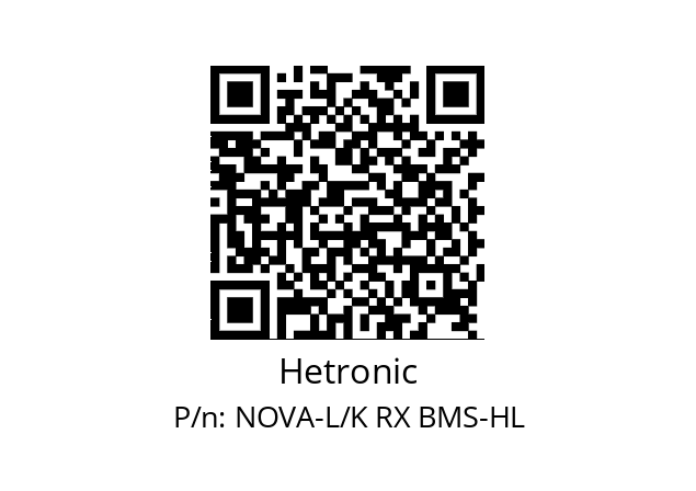   Hetronic NOVA-L/K RX BMS-HL