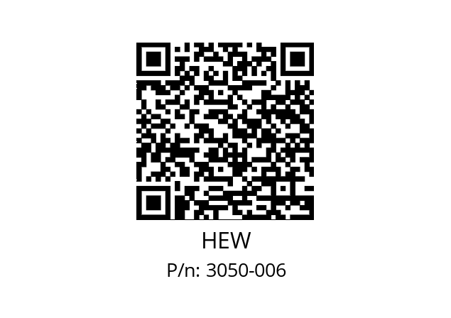   HEW 3050-006