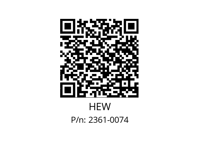   HEW 2361-0074