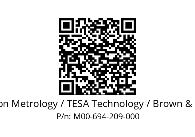   Hexagon Metrology / TESA Technology / Brown & Sharpe M00-694-209-000