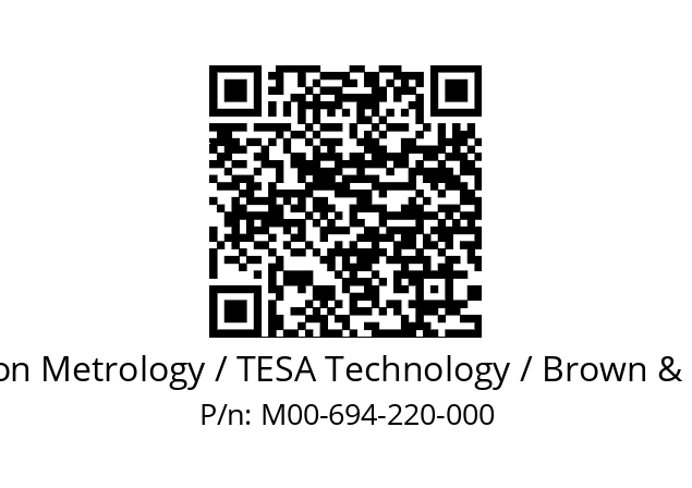   Hexagon Metrology / TESA Technology / Brown & Sharpe M00-694-220-000