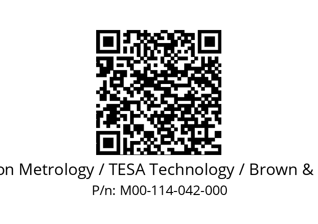   Hexagon Metrology / TESA Technology / Brown & Sharpe M00-114-042-000