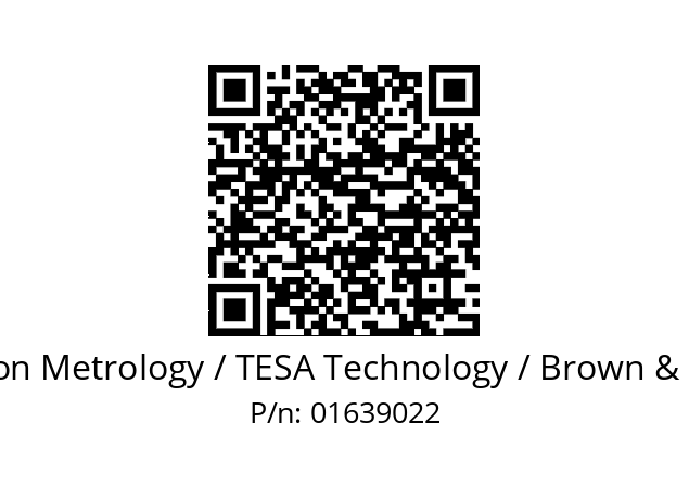   Hexagon Metrology / TESA Technology / Brown & Sharpe 01639022