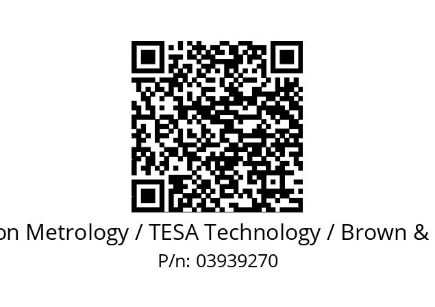   Hexagon Metrology / TESA Technology / Brown & Sharpe 03939270