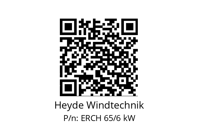   Heyde Windtechnik ERCH 65/6 kW