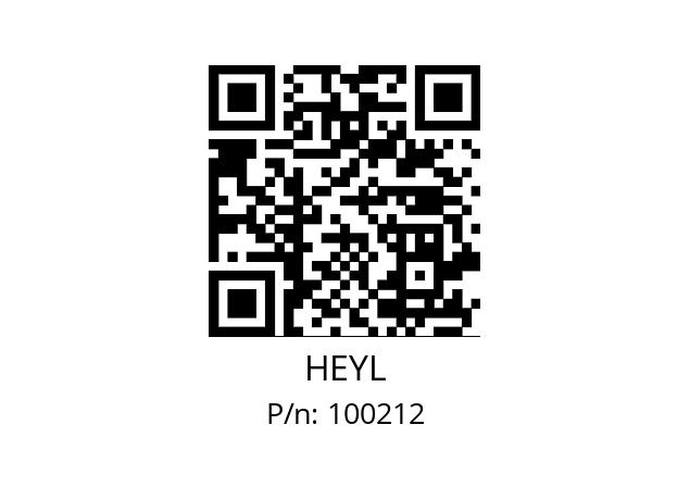   HEYL 100212