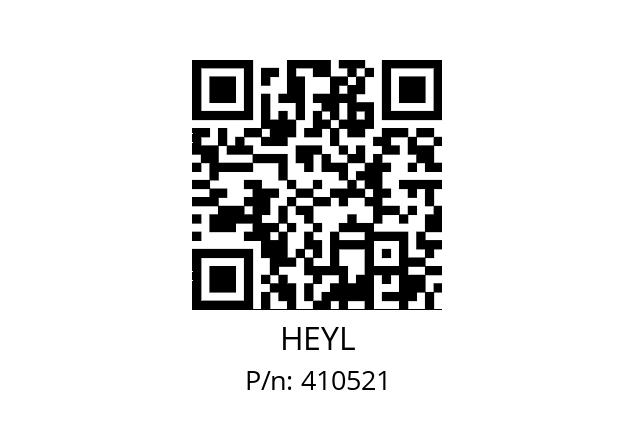   HEYL 410521