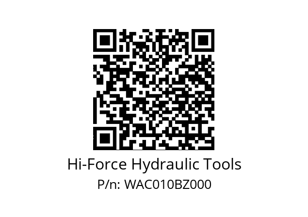   Hi-Force Hydraulic Tools WAC010BZ000