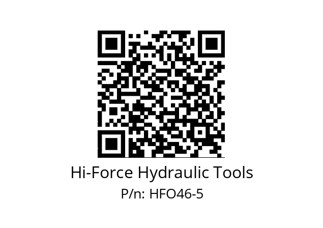   Hi-Force Hydraulic Tools HFO46-5