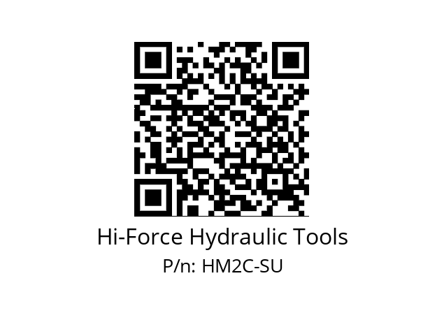   Hi-Force Hydraulic Tools HM2C-SU