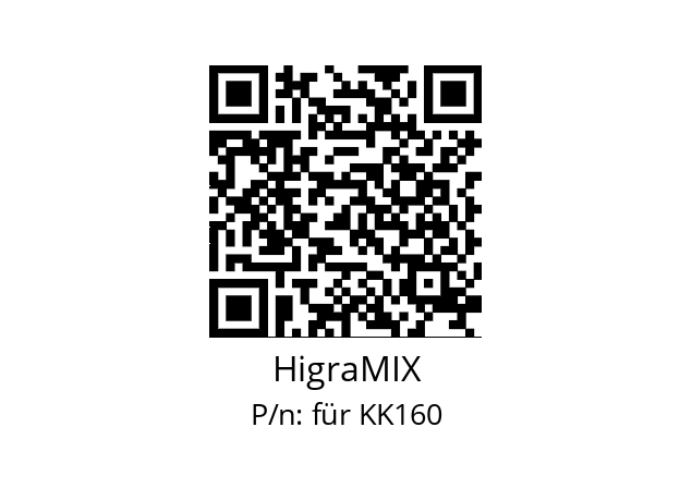   HigraMIX für KK160