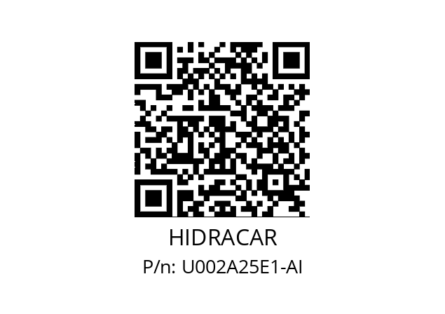   HIDRACAR U002A25E1-AI