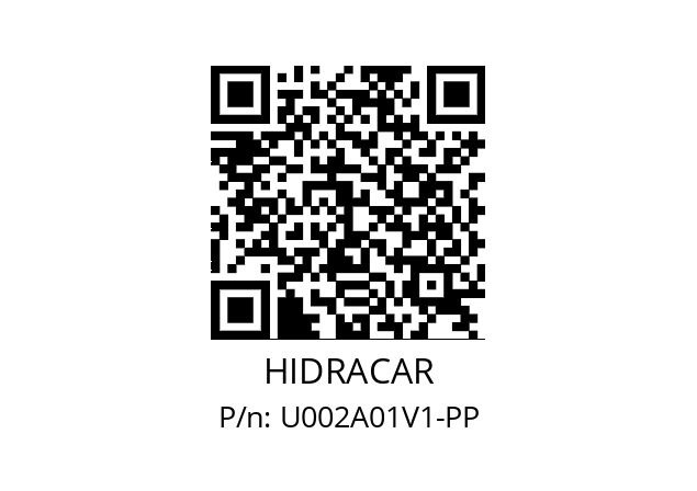   HIDRACAR U002A01V1-PP