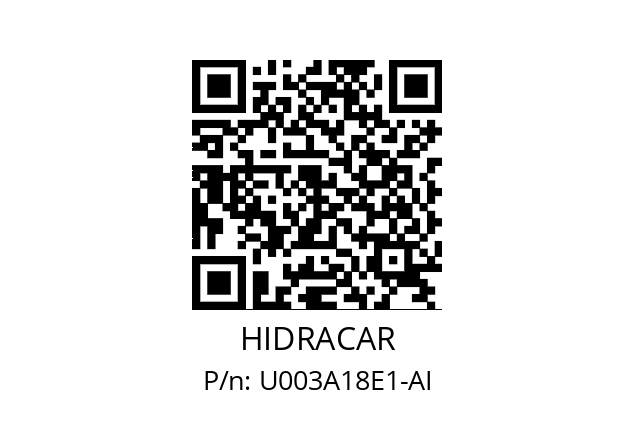   HIDRACAR U003A18E1-AI