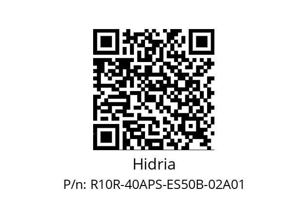   Hidria R10R-40APS-ES50B-02A01