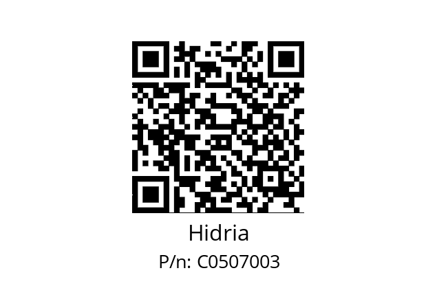   Hidria C0507003