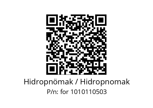   Hidropnömak / Hidropnomak for 1010110503