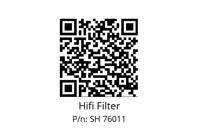   Hifi Filter SH 76011