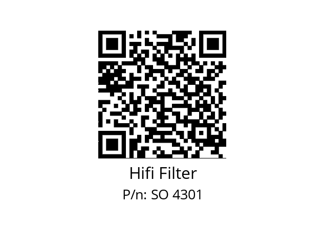   Hifi Filter SO 4301