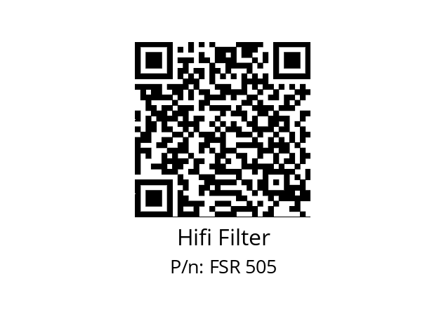   Hifi Filter FSR 505