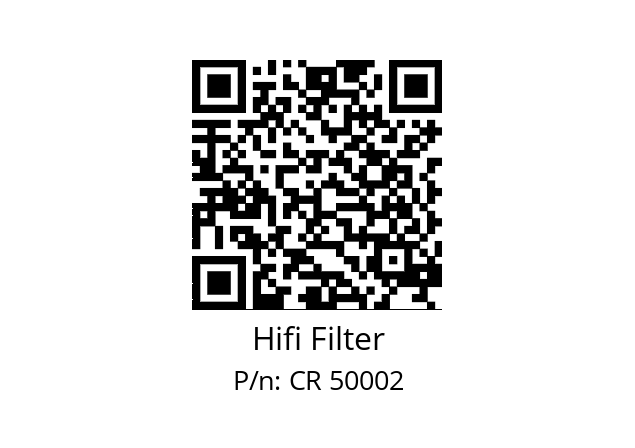   Hifi Filter CR 50002