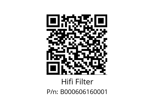   Hifi Filter B000606160001