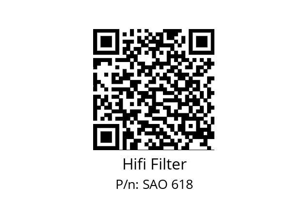   Hifi Filter SAO 618