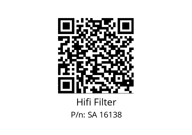   Hifi Filter SA 16138