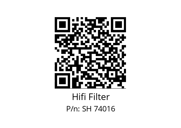   Hifi Filter SH 74016