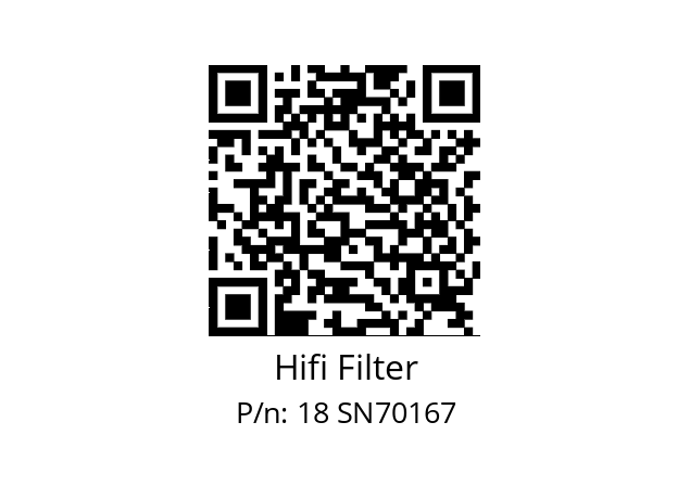   Hifi Filter 18 SN70167