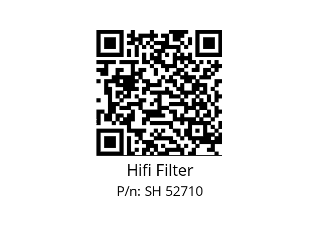   Hifi Filter SH 52710