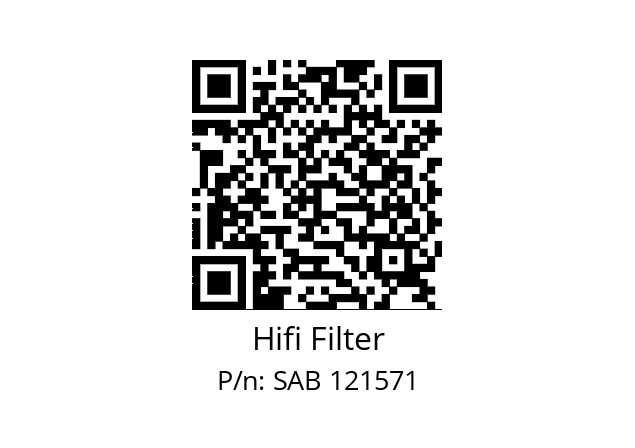   Hifi Filter SAB 121571