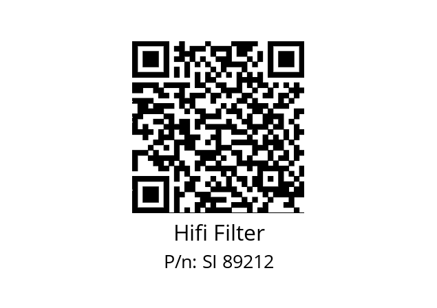   Hifi Filter SI 89212