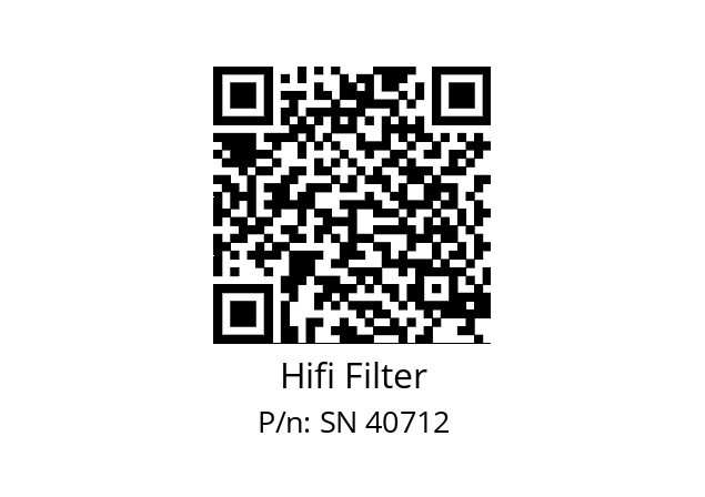   Hifi Filter SN 40712